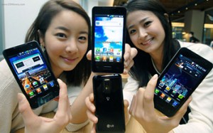 lg-optimus2x-models LG Optimus 2X uppvisad på mässa