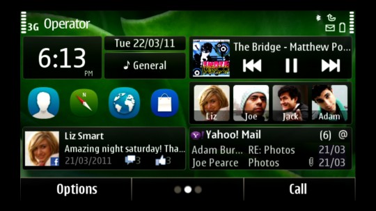 symbian-anna-homescreen Symbian Anna hemskärm