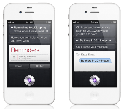 iphone-4s-siri iPhone 4S nya funktion Siri i användning