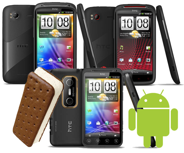 htc-sensation-evo-3d-ice-cream-sandwich Ice cream sandwich till HTC Sensation, Sensation XE, Evo 3D m.fl. presenterad