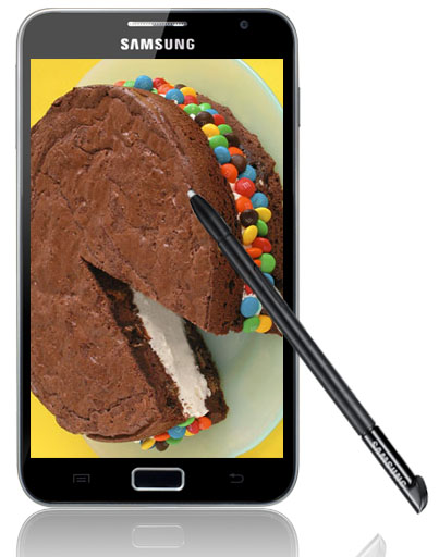 samsung-galaxy-note-ice-cream-sandwich Samsung Galaxy Note får Ice cream sandwich i delar av Europa
