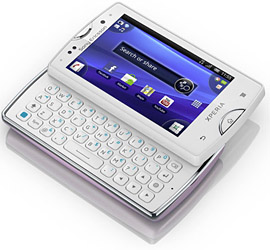 sony-ericsson-xperia-mini-pro Tangentbordet på Xperia X10 Mini Pro