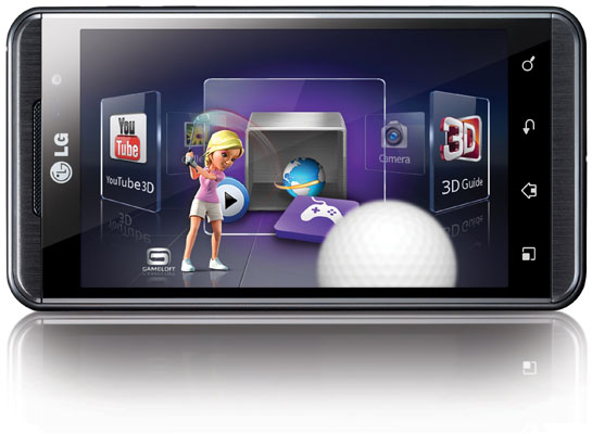 LG Optimus 3D meny LG Optimus 3D meny