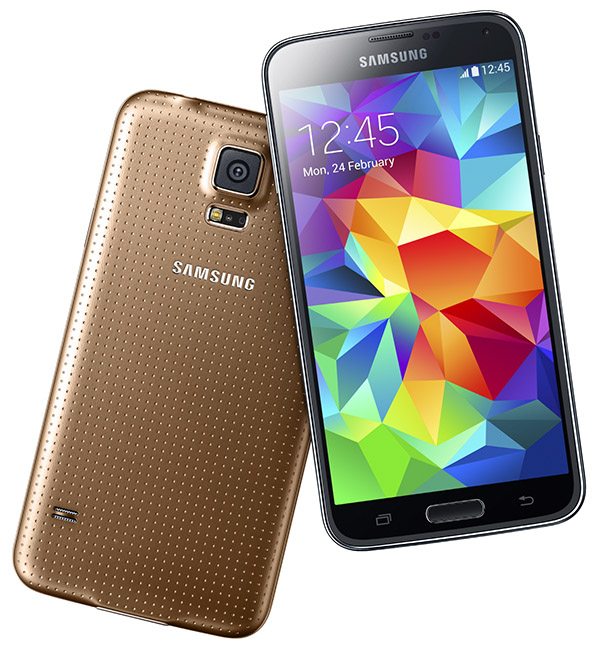 Samsung Galaxy S5 copper gold